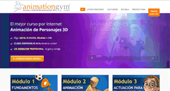 Desktop Screenshot of animationgym.com